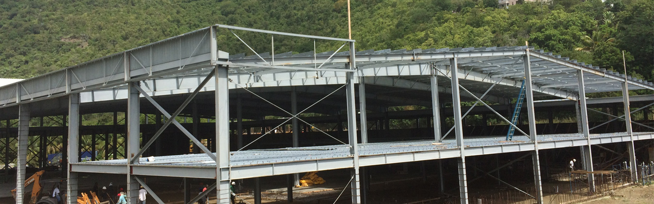 Lightweight steel structure building image