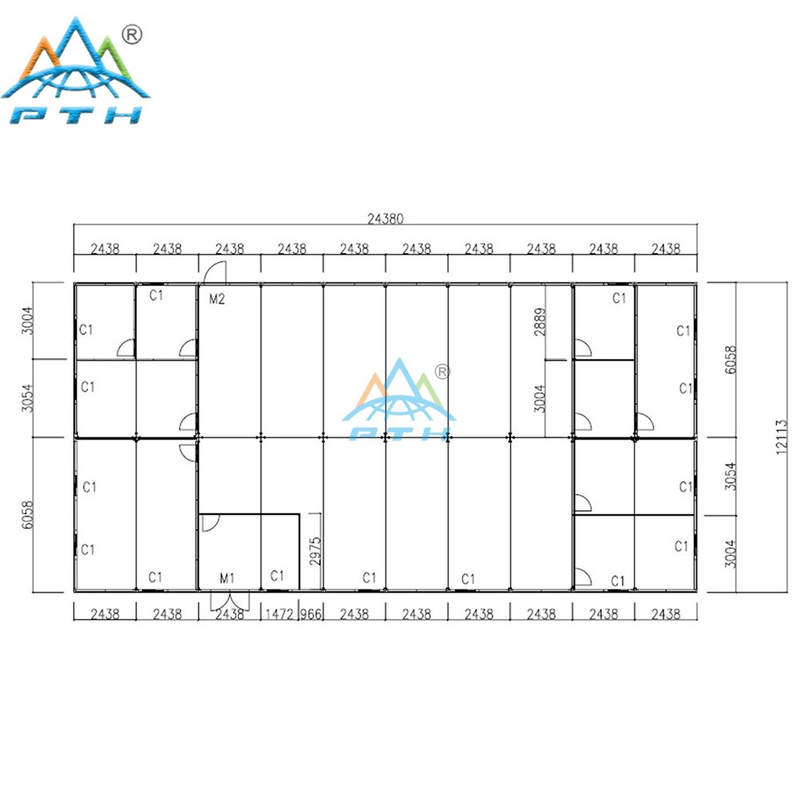 PTX1P584 Beautiful and Durable Movable Prefabricated Container Homes