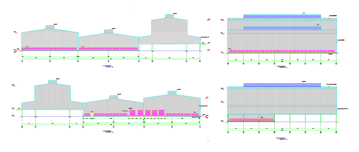 Coffee steel frame factory design paper
